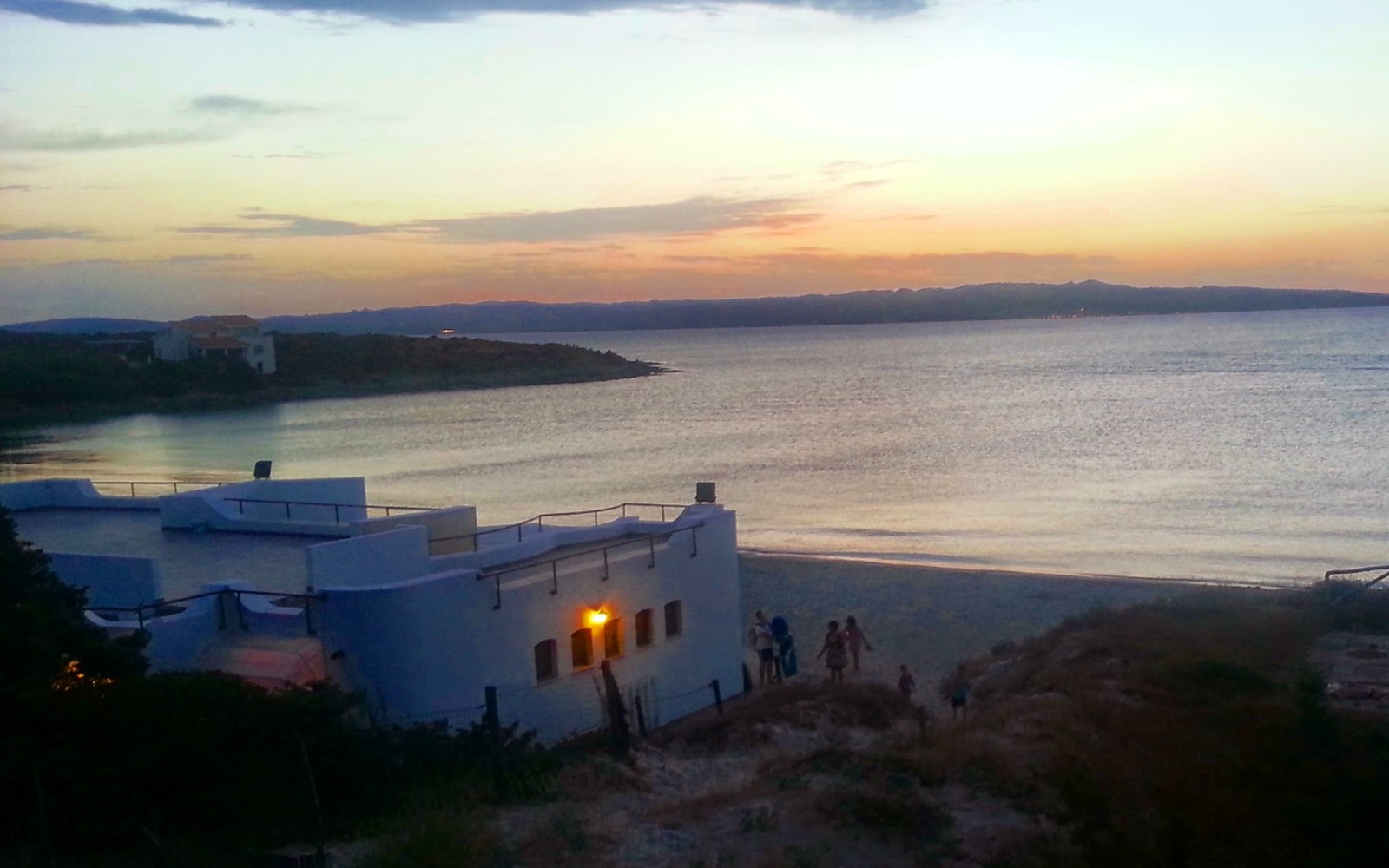 Spiaggia Sottotorre al tramonto
