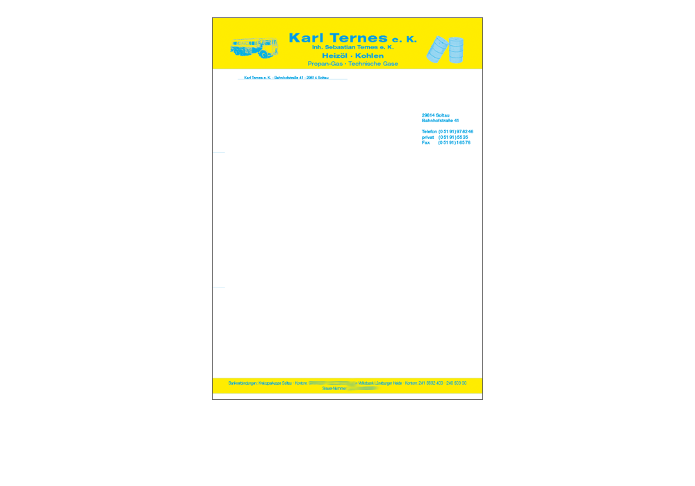 Briefbogen Karl Ternes e.K.