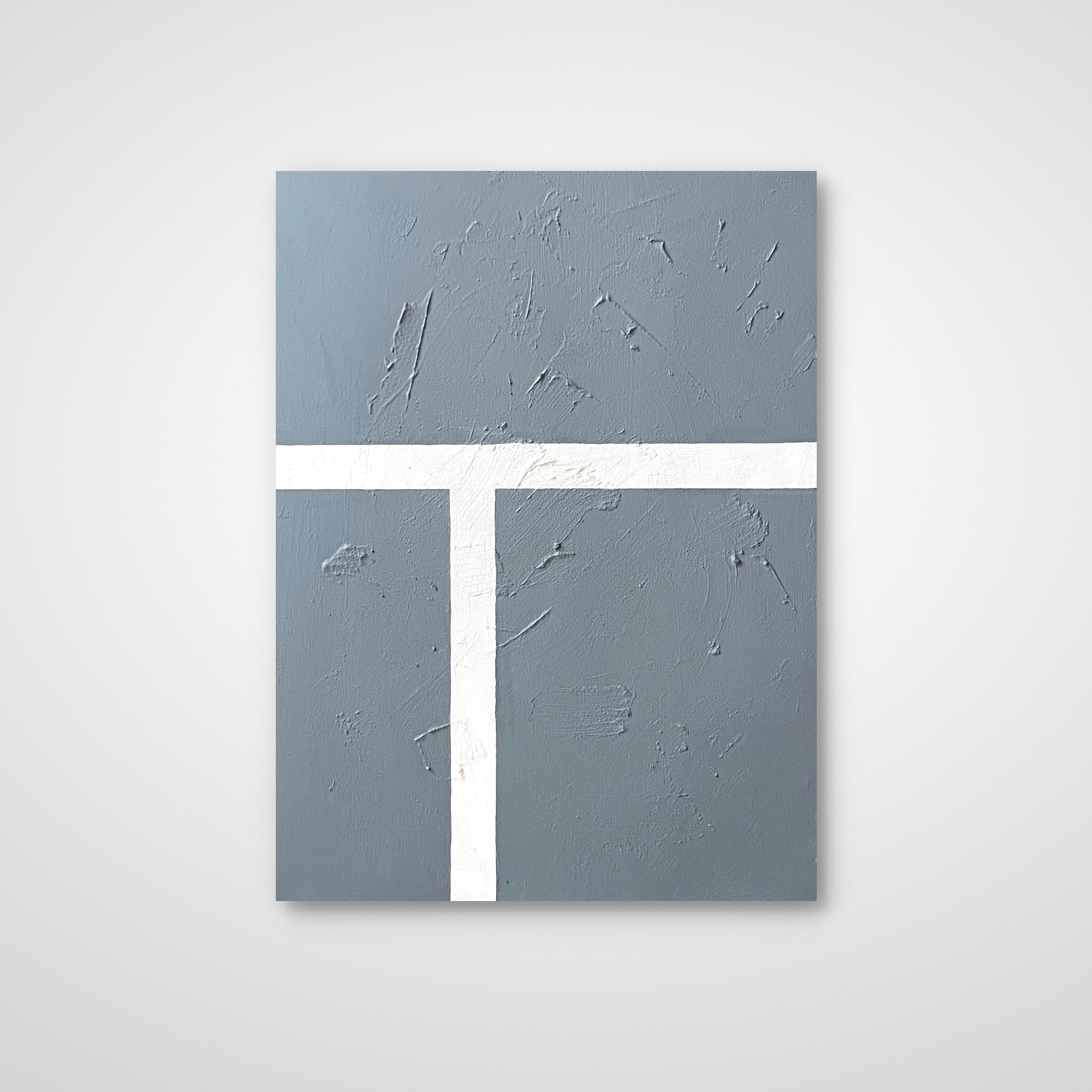 JEU VIII, Acrylic + concrete paste on canvas, 80 x 60 cm, 2024