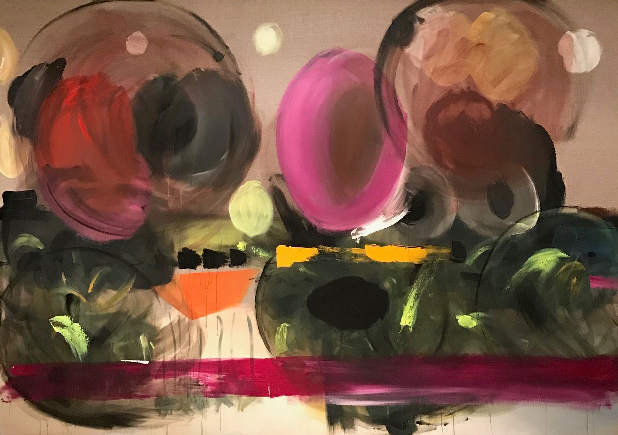 INSOMNIE, Acryl auf Leinwand, 170 x 240 cm, 2017