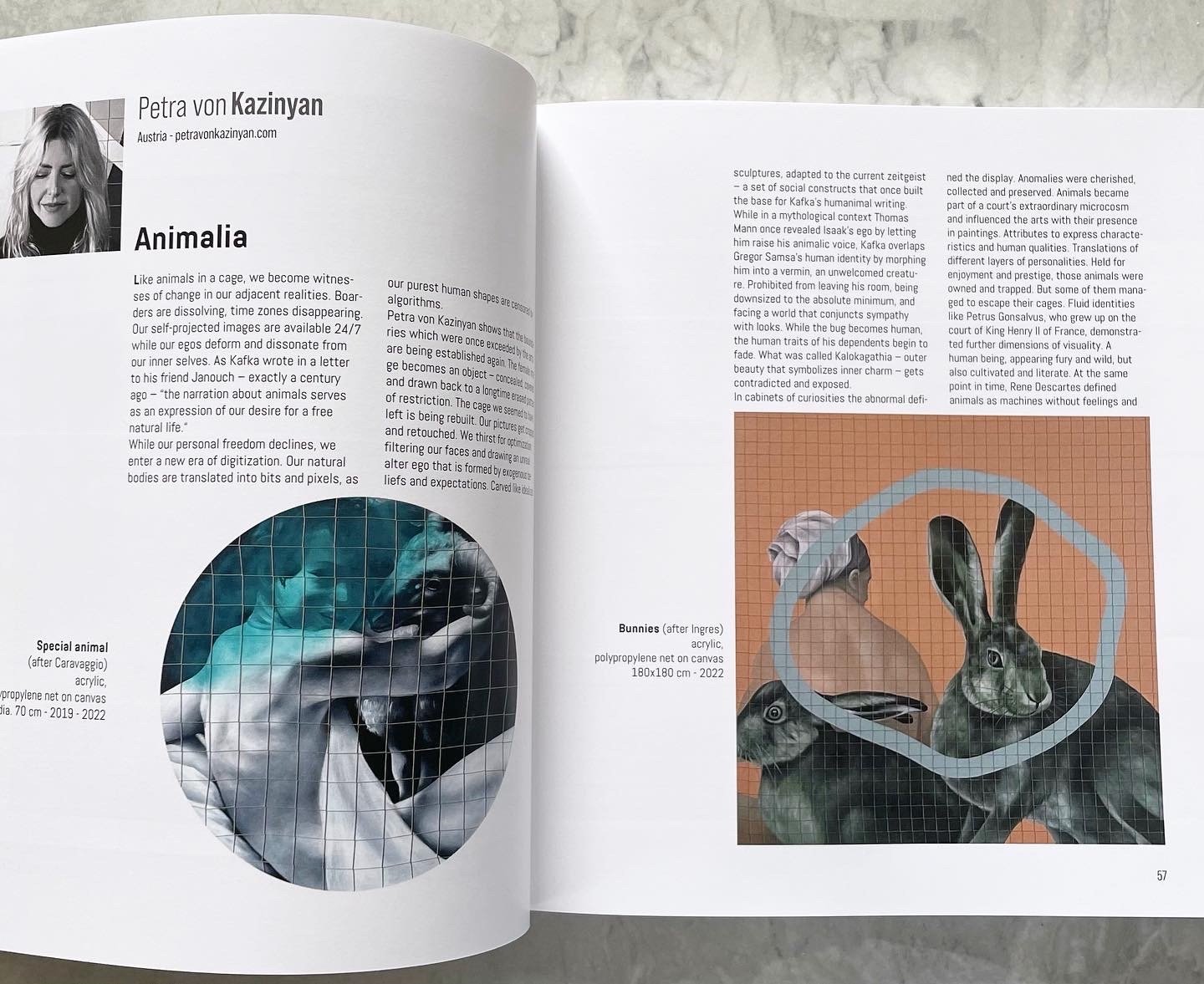 Exhibition catalogue - ANIMALIA (solo show), Palazzo Pisani-Revedin, Venice, Italy / July 2022