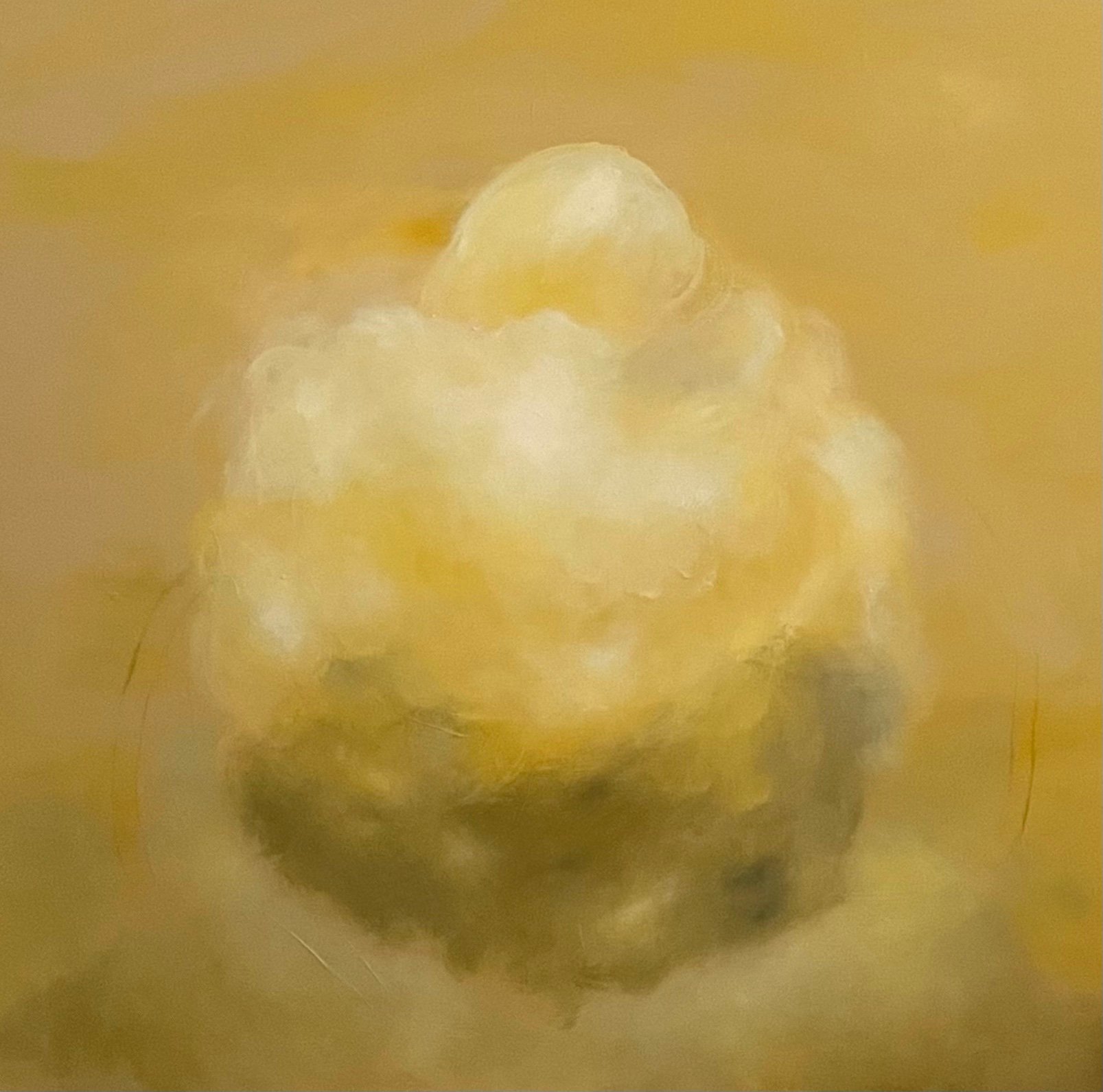 THE NATURE OF DAYLIGHT, OR SCHÖNBRUNNERGELB, acrylic on canvas, 170 x 170 cm, 2023