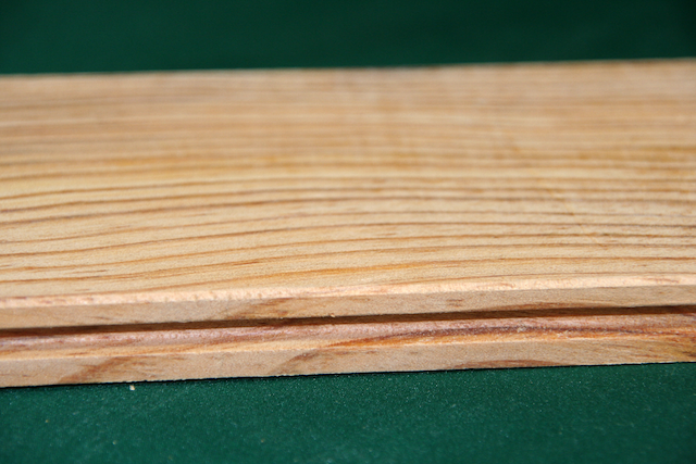 本実加工の凹の部分。雌実(めざね)