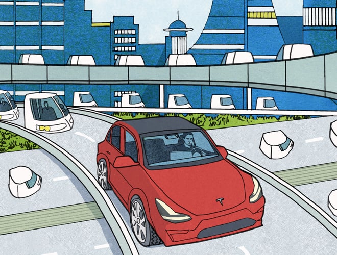 Road & Track - Tesla