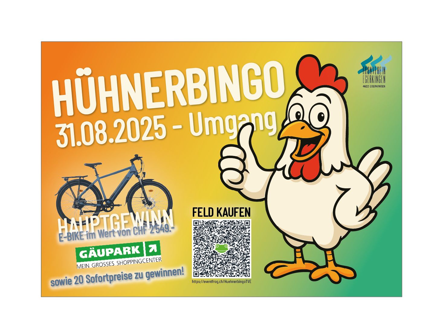 Hühnerbingo am Umgang in Egerkingen