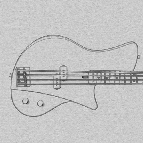bassguitar rendering with rhino - feel the bass - 