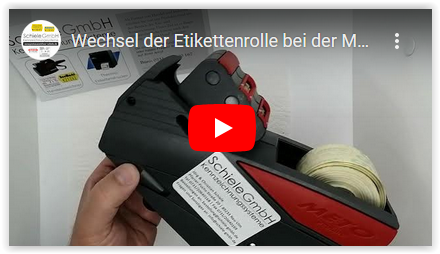 Link zu youtube: Wechsel Etikettenrolle METO ProLine XL