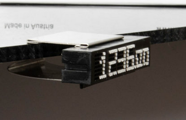 Stainless Holder 28 mm gerade mit TAXOM 800 Preismodul