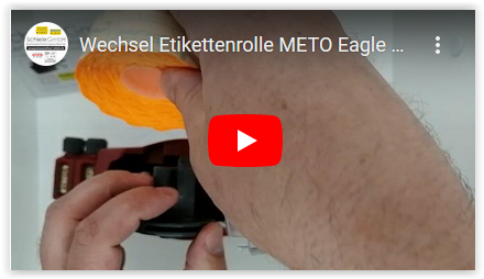 Link zu youtube: Wechsel Etikettenrolle METO EAGLE S und M