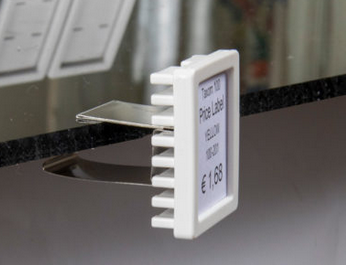 Stainless Shelf Holder, Breite 16 mm, gerade mit TAXOM 100 Frame 22x27