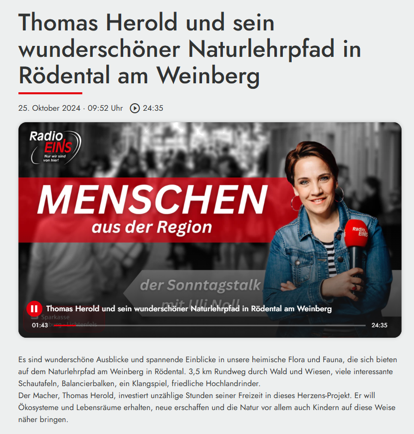 Thomas Herold im Interview mit RadioEins