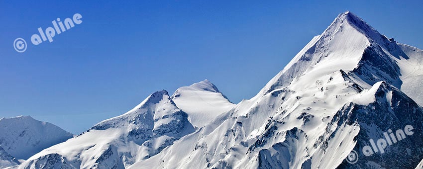 Hocheiser und Kitzsteinhorn im Pinzgau, Nationalpark Hohe Tauern, Salzburger Land