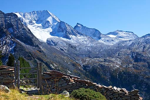 Italien, Südtirol: Tauferertal, Der Hochgall in der Rieserferner Gruppe