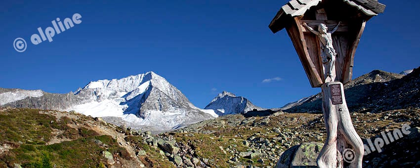 Der Hochgall in der Rieserferner Gruppe, Tauferertal, Südtirol