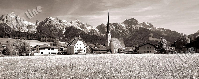Maria Alm gegen das Steinerne Meer, Pinzgau, Salzburger Land