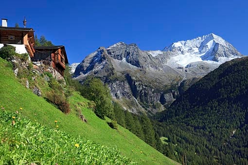 Italien, Südtirol: Tauferertal, Der Hochgall in der Rieserferner Gruppe