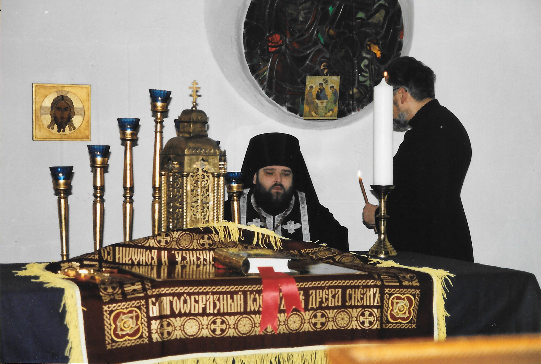 Игумен Митрофан (Хаузер), страстная пятница 1999 года