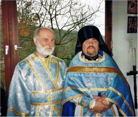 Иеромонах Павел (Кох) и диакон Георгий Ланг, 2003 год