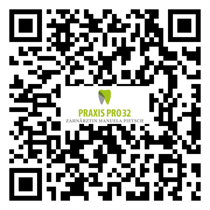 QR-Code Anamnesebogen der Zahnarztpraxis PRAXIS PRO 32 in Bad Hersfeld-Asbach