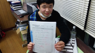 とくにかくLF（忘れ物リスト）をつけ続けていた彼。もう顔つきが違う！