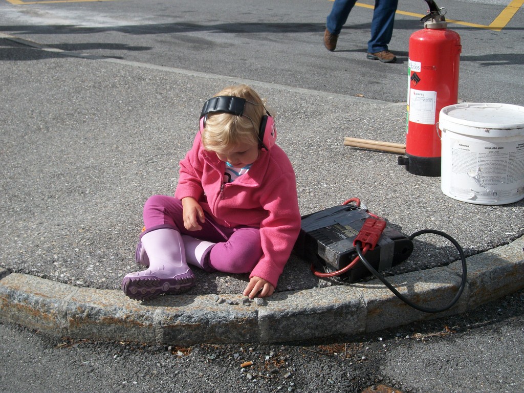 Startaufstellung... Warten ist langweilig...