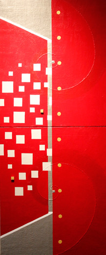 Light of Happiness 9  F8×2   380mm×910mm   Acrylic 2015