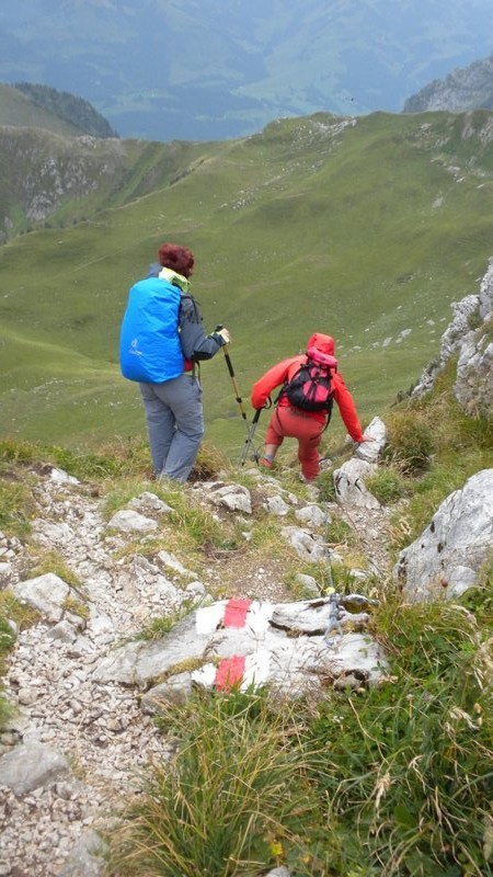 im Abstieg vom Gantrisch