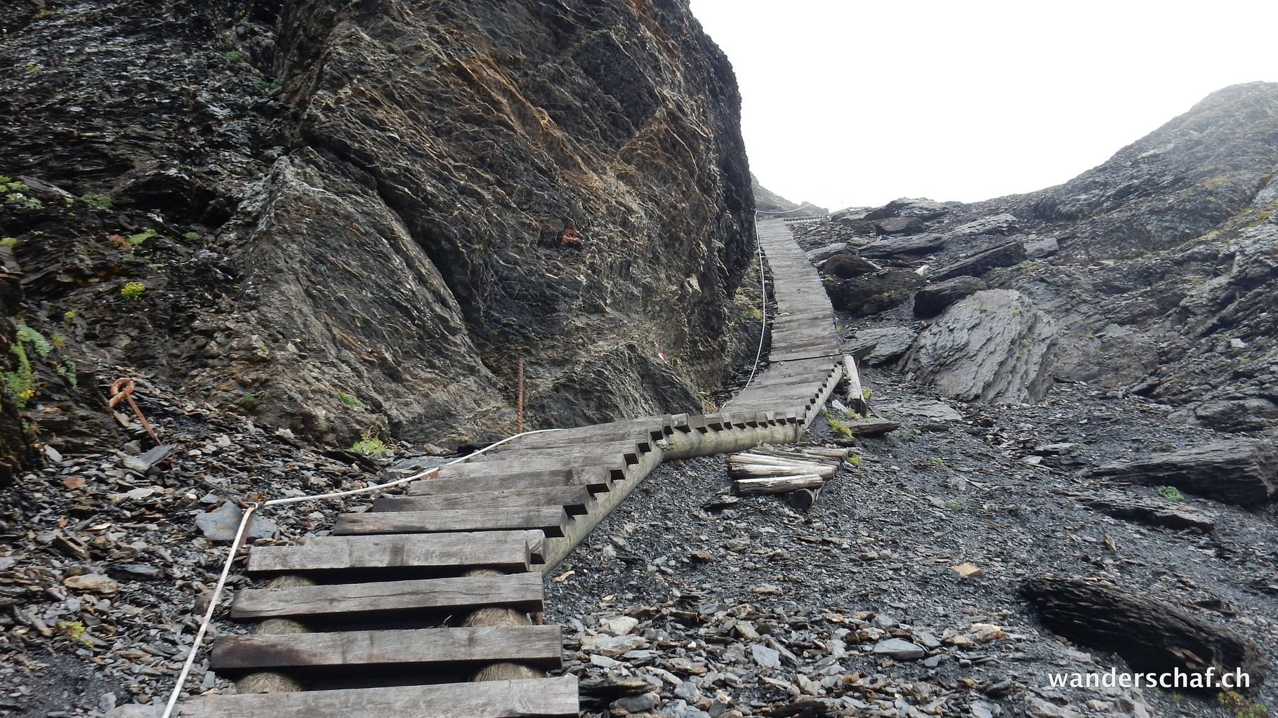 gut abgesicherte Passage