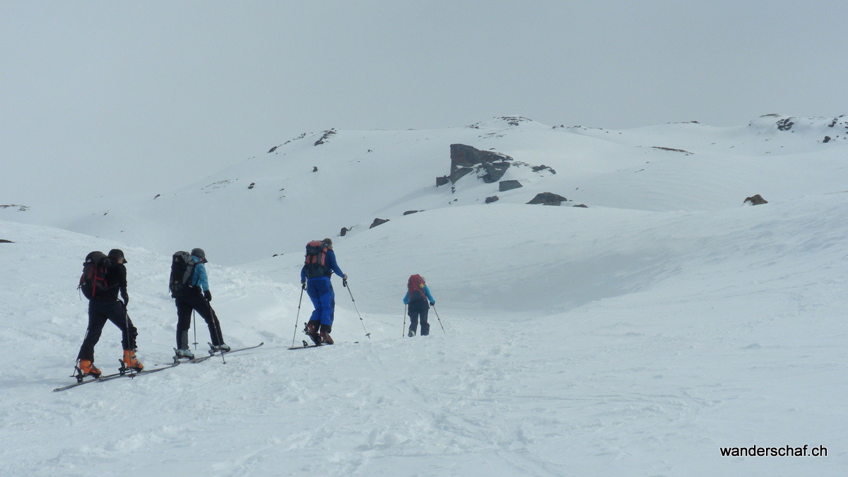 im Aufstieg Richtung Fuorcla Sassalba