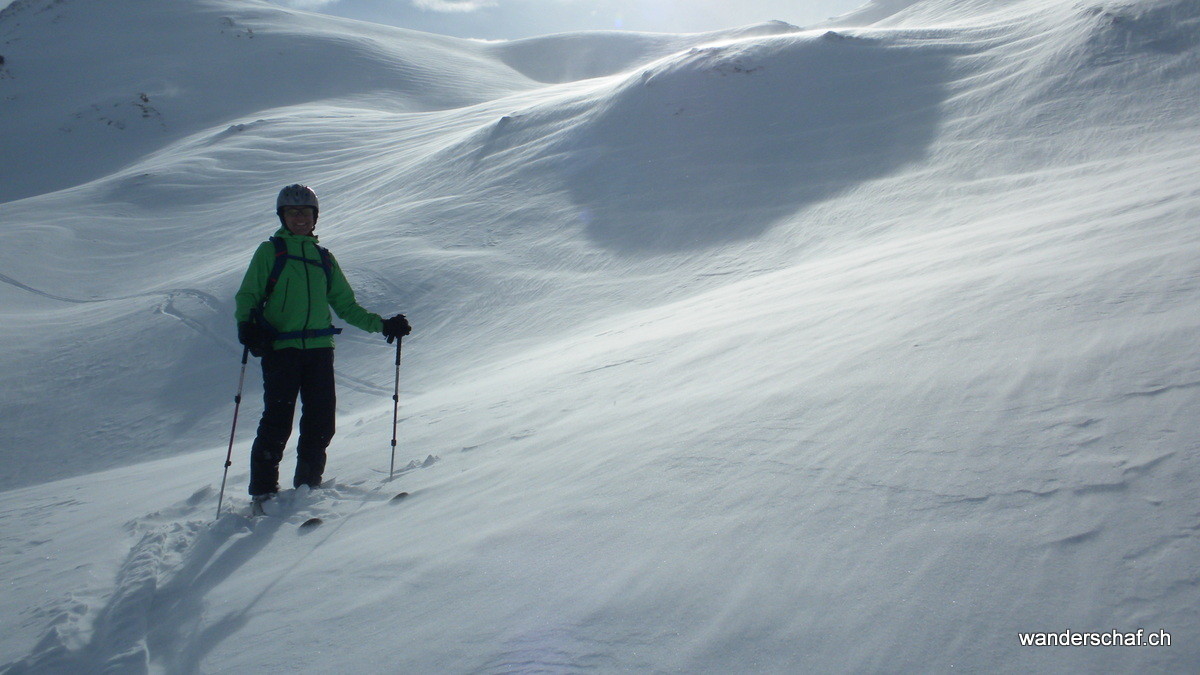 Blick zurück....der Föhn bläst immer noch