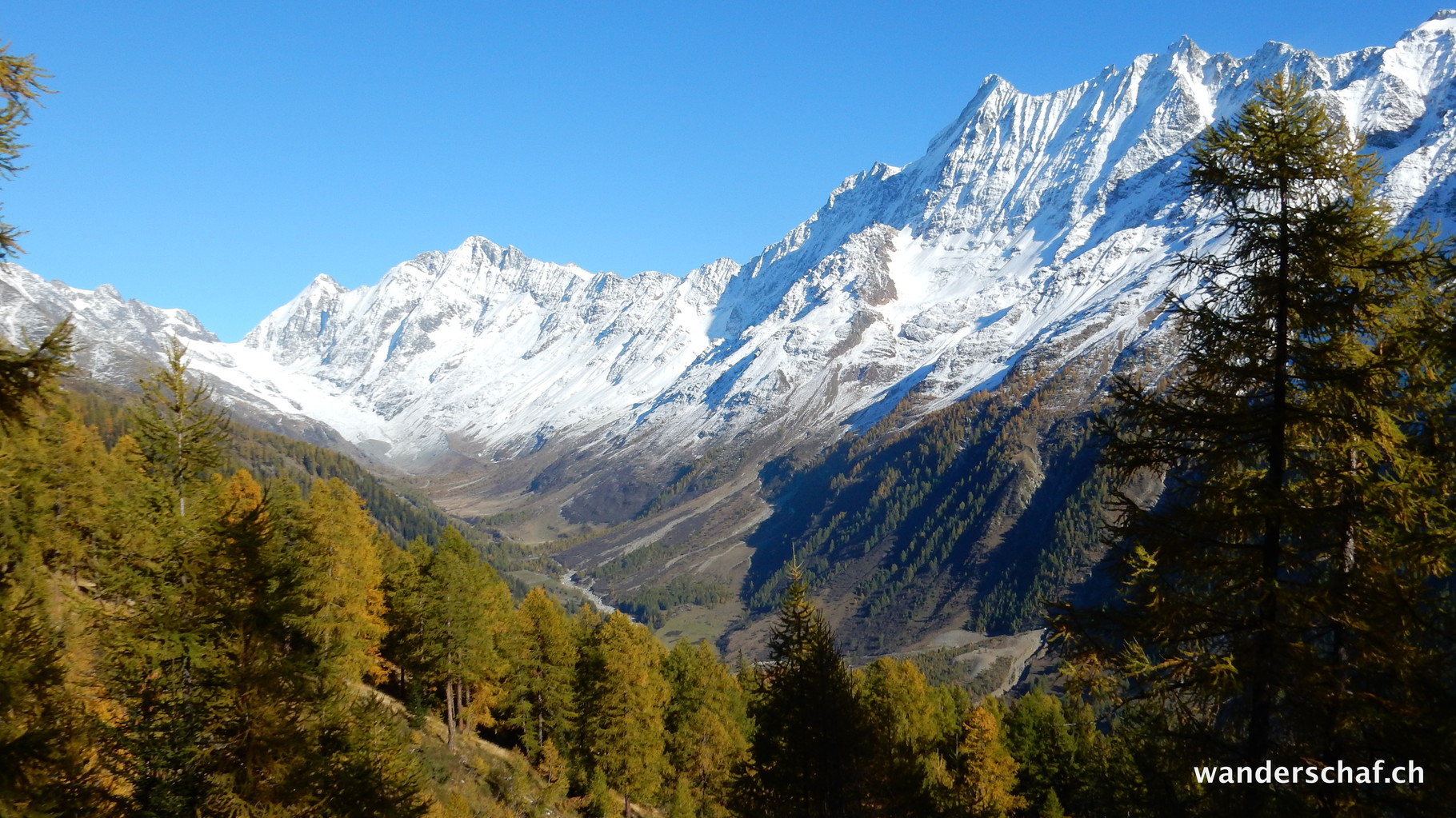 Blick zurück Richtung Fafleralp