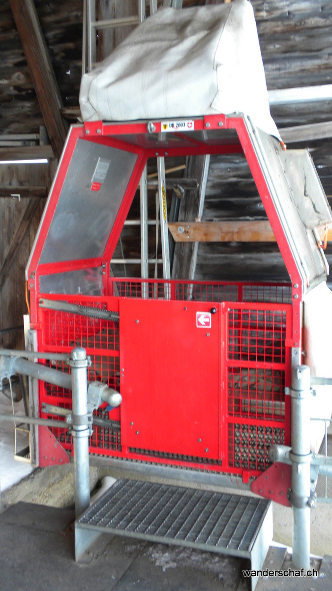 dank diesem "Chrutzli" können wir einige Höhenmeter sparen