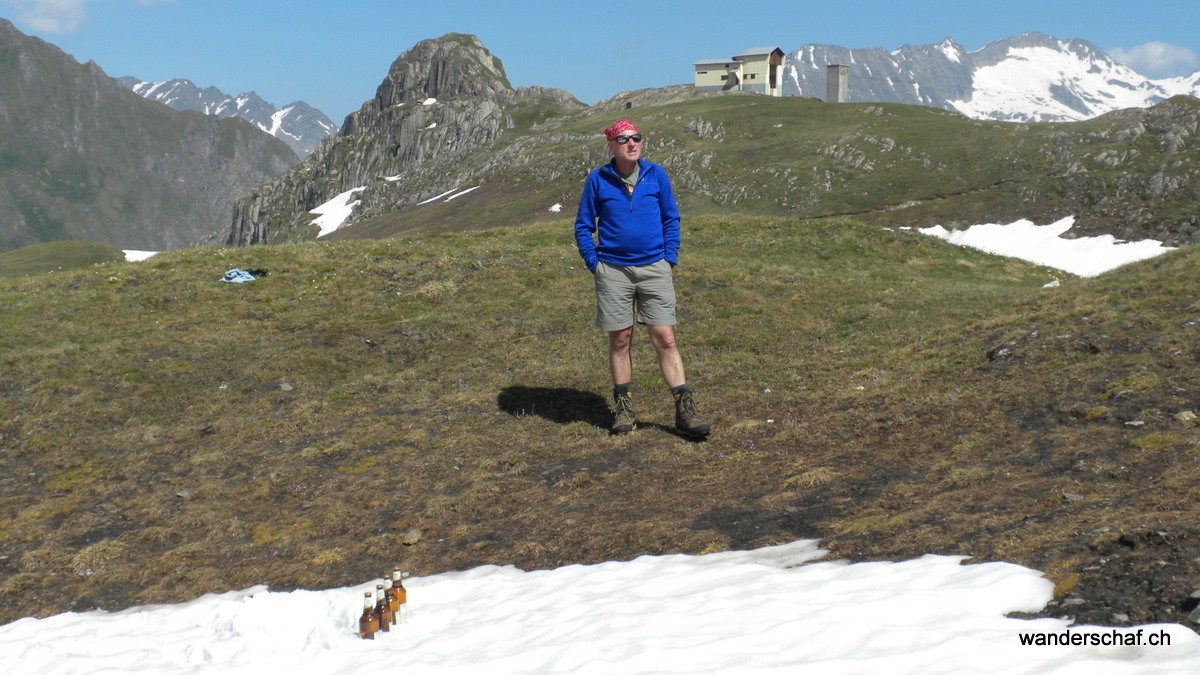 mit einer kühlen Überraschung