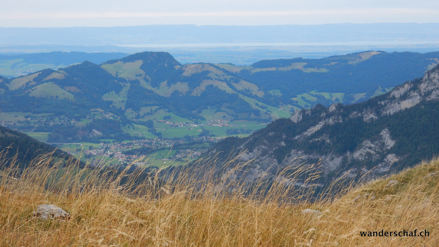 Blick zum Neuenburgersee