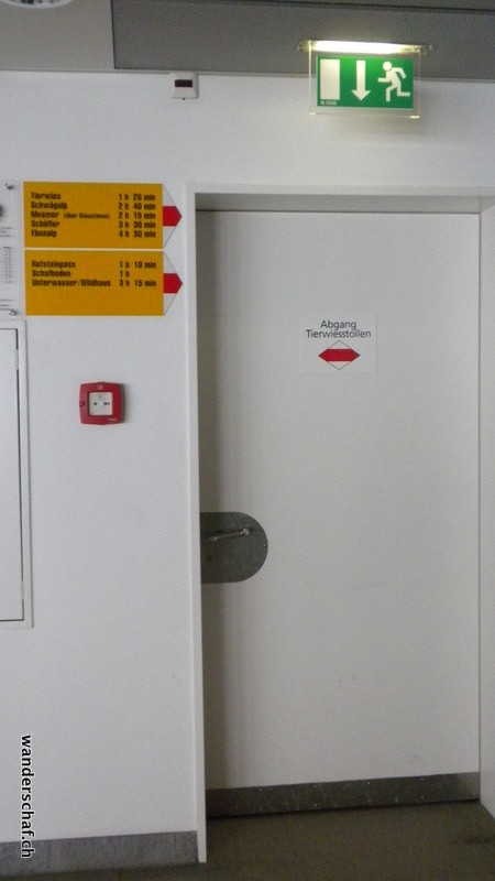 spezieller Wanderweg auf dem Säntis