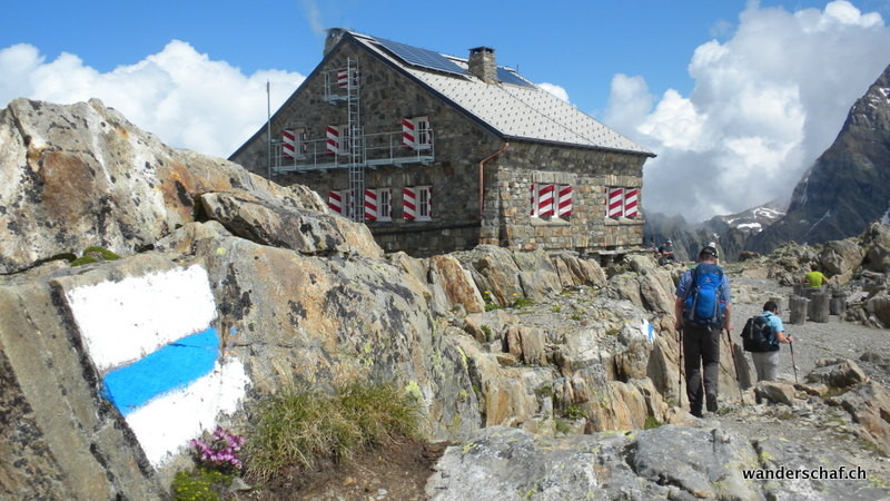 Ankunft bei der gemütlichen Tierberglihütte