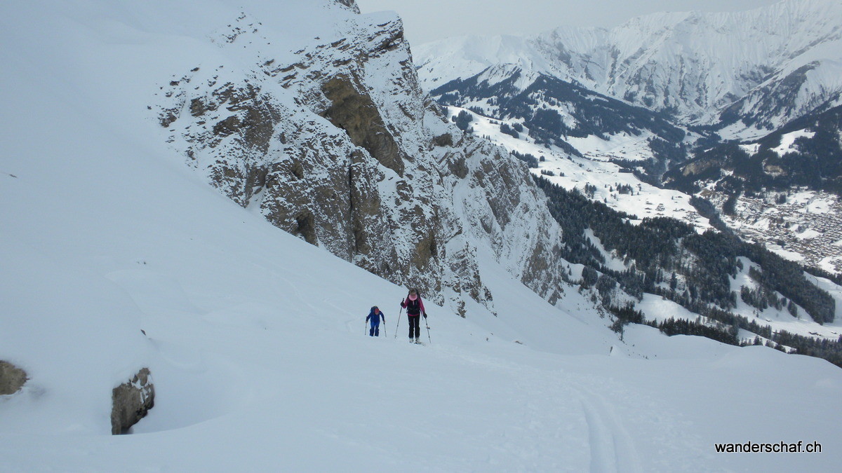 im Aufstieg Richtung Bunderchumi
