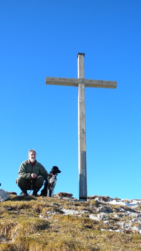 auf dem Hengst.....Gratuliere, ihr zwei habt das super gemeistert!