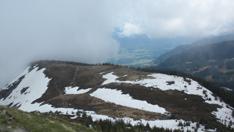 denn ab und zu reisst der Nebelvorhang auf