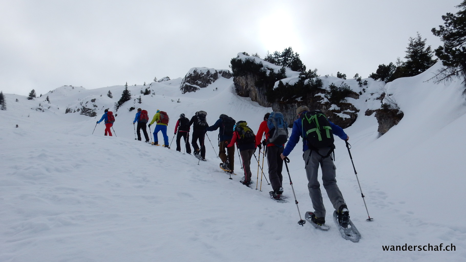 nach dem Einnisten geht's raus zur Barryvox-Übung