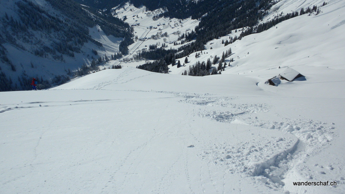 Abfahrt Richtung Furggi