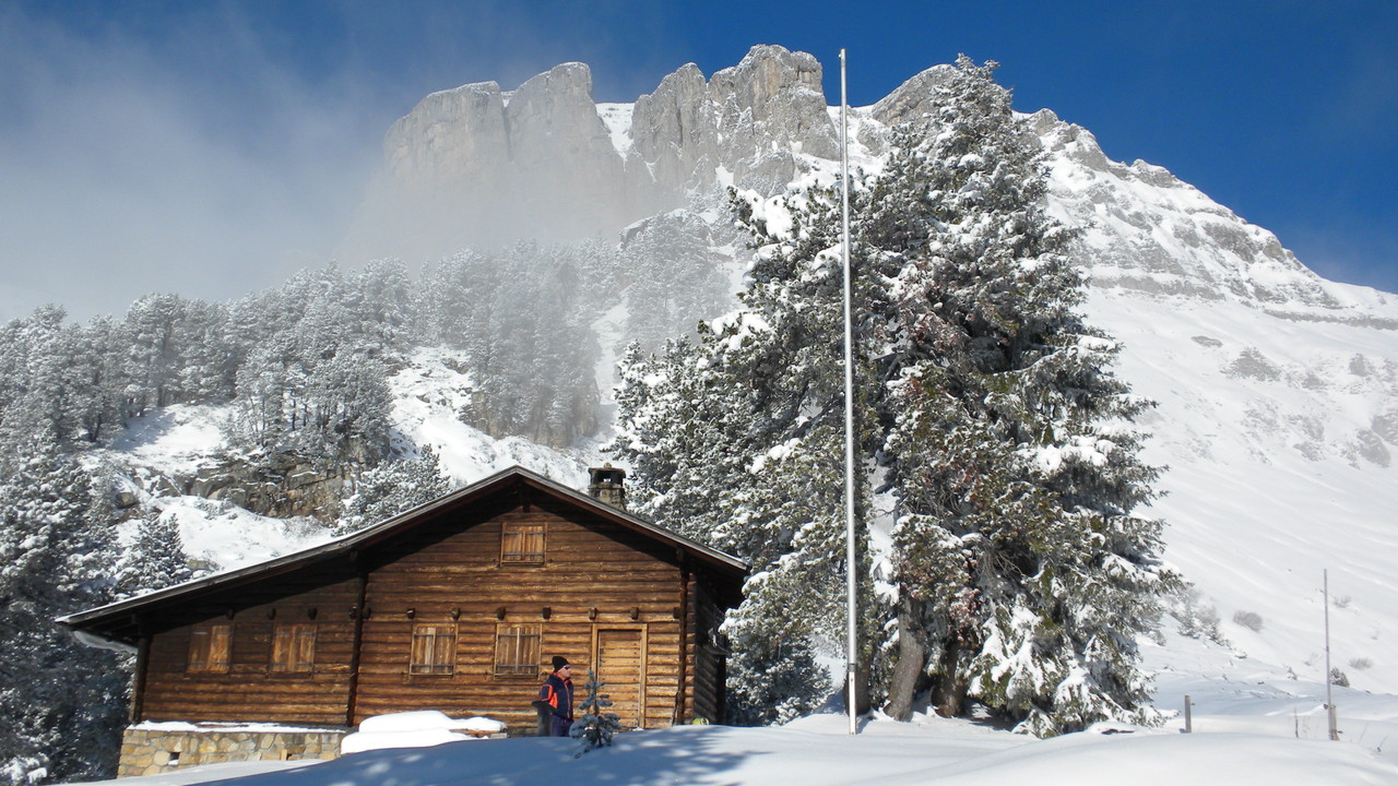 Furggengütsch im Hintergrund