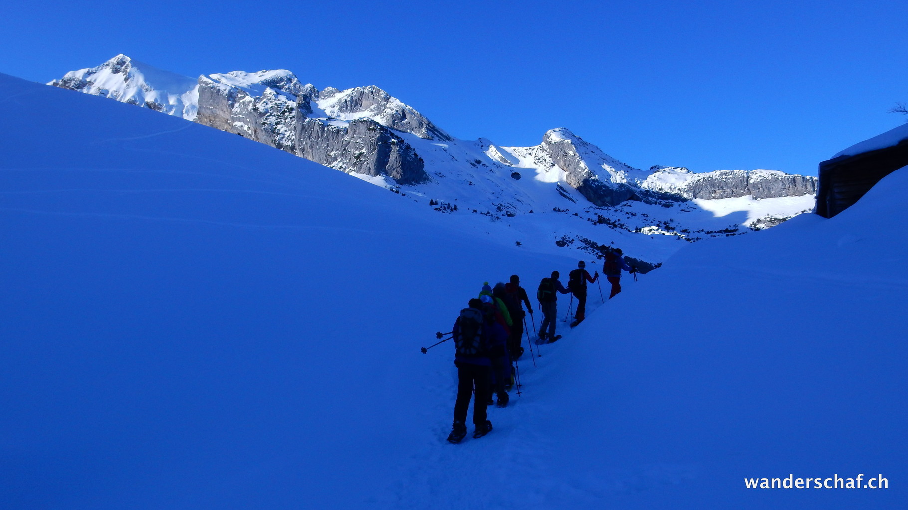 am nächsten Tag: unterwegs auf der Anwendungstour zum Hagelstock