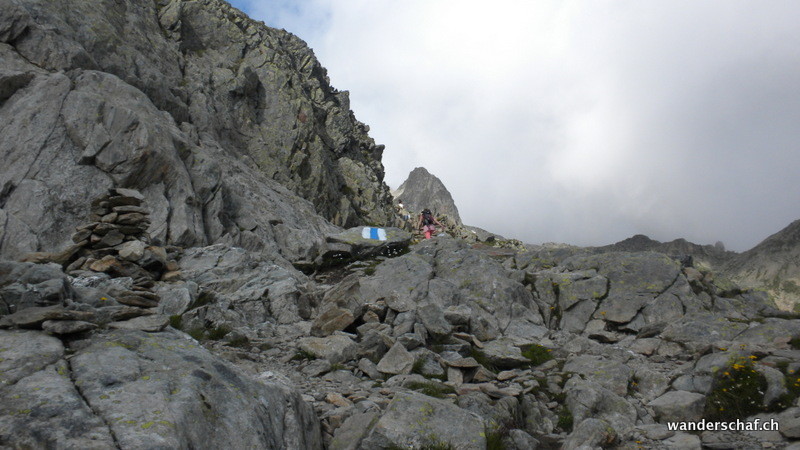 wir wählen den abwechslungsreichen Hüttenweg
