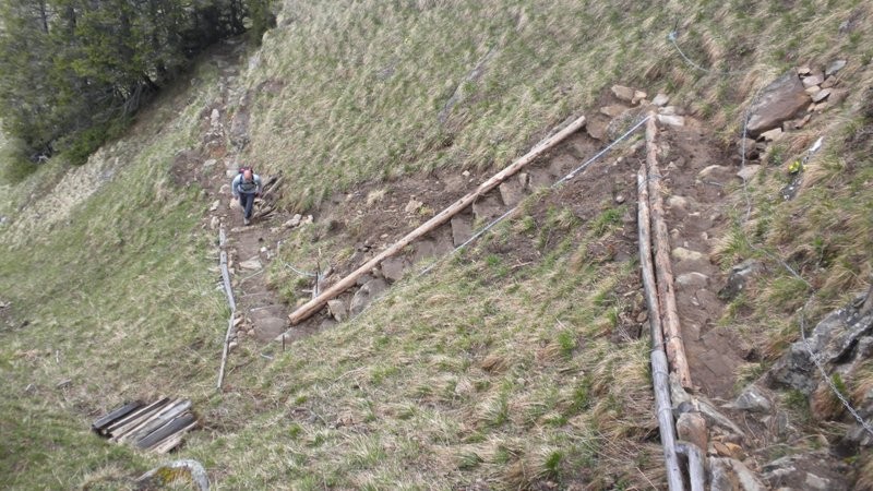 nun geht's zur Sache beim Aufstieg zum Mittaggüpfi ;o)