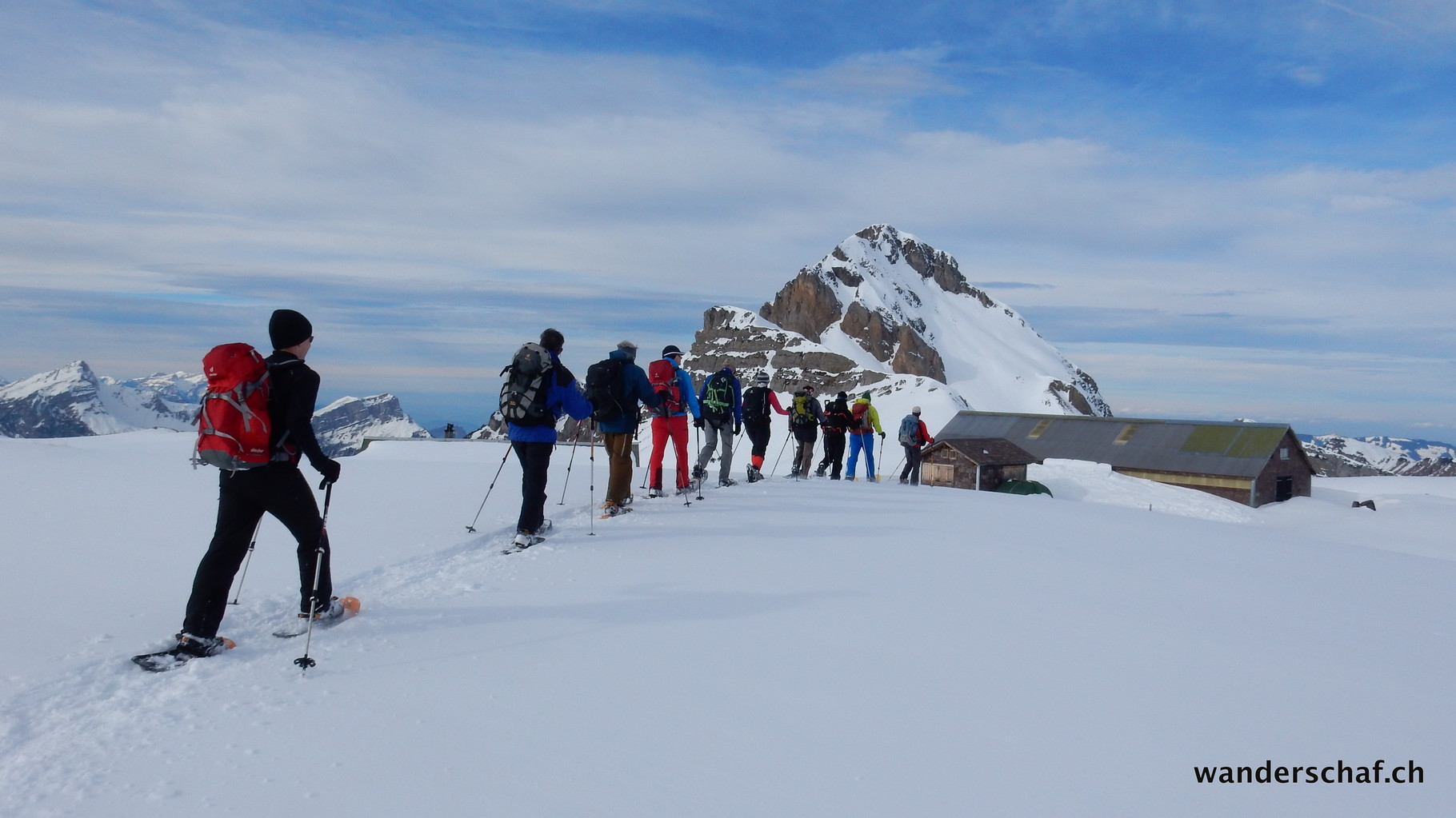 Abstieg Richtung schön Chulm