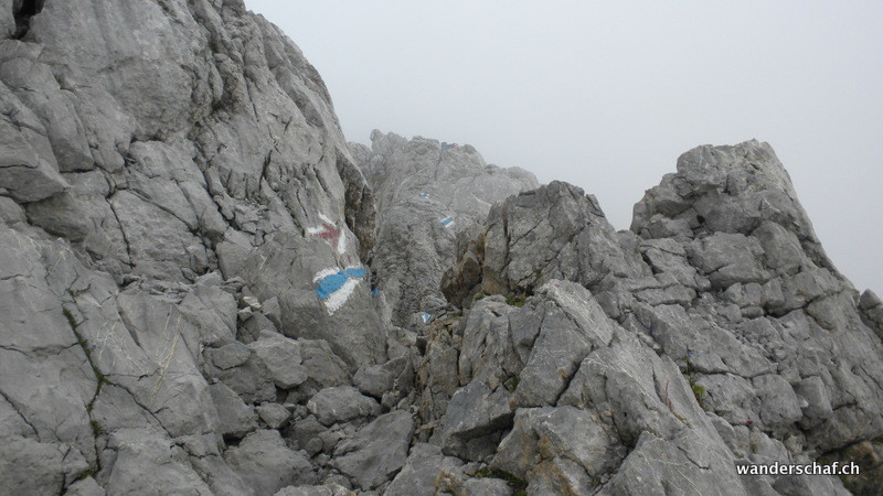 über den Nädliger-Grat geht's weiter Richtung Altmannsattel