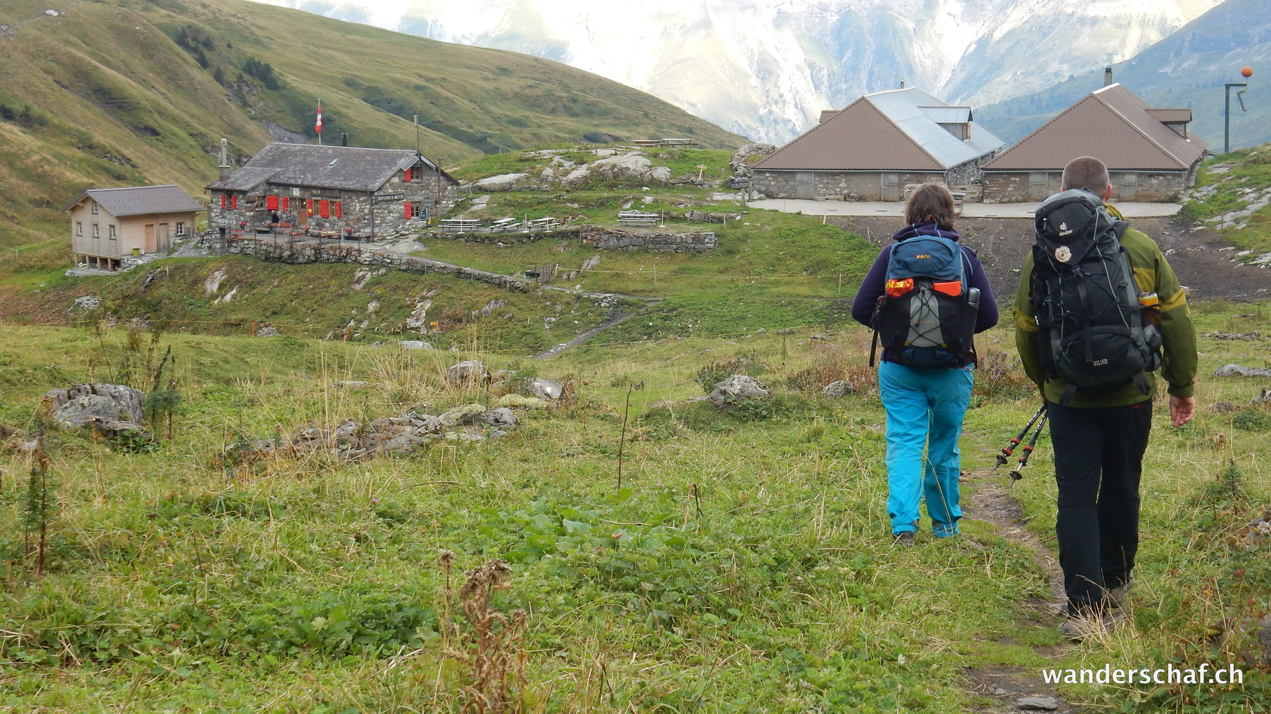 Ankunft bei der Rotstockhütte