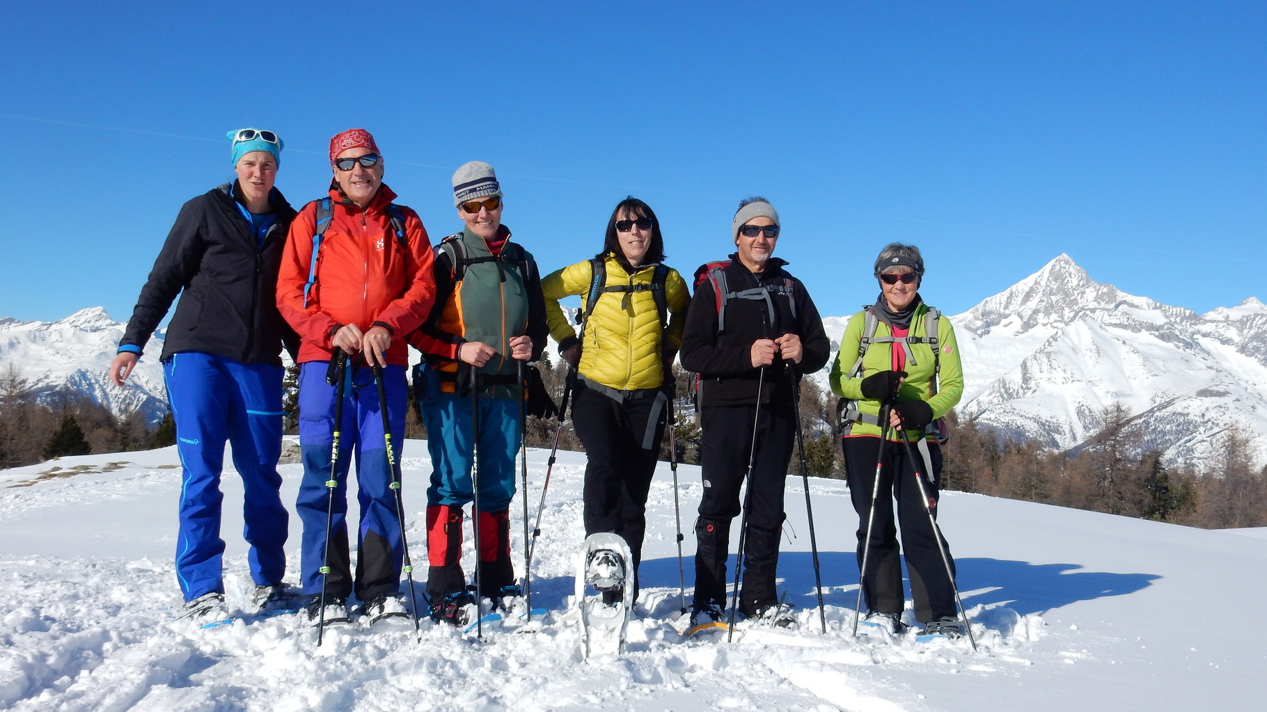 unser aufgestelltes Grüppchen auf dem Stand