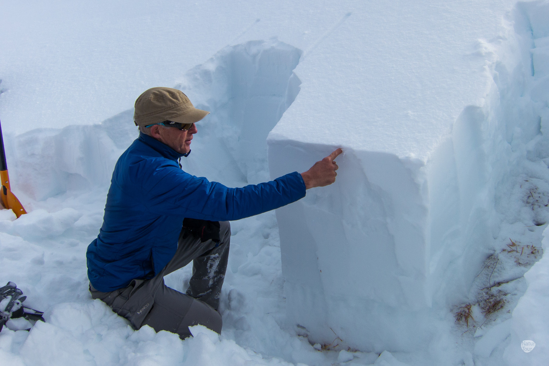 wir erstellen ein Schneeprofil